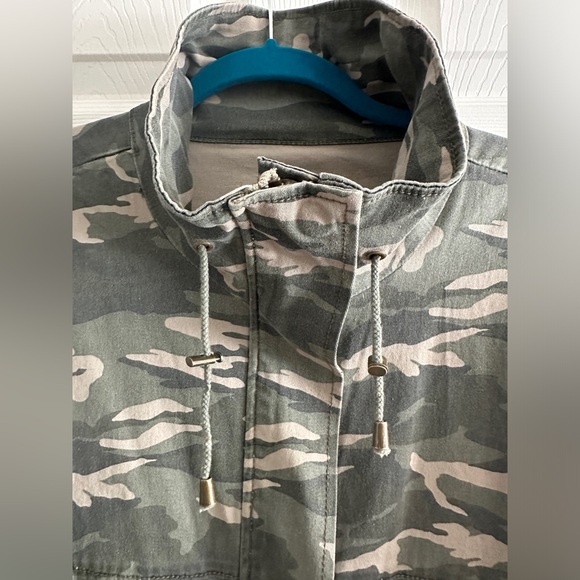 Kensie Jeans Camo Utility Jacket, size XL - Picture 3 of 13
